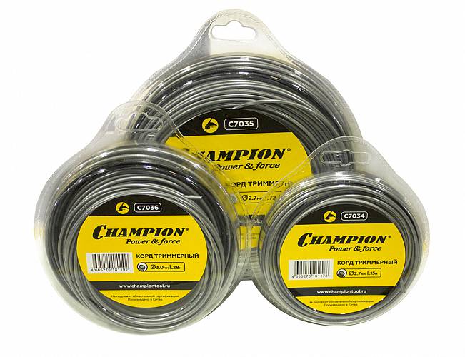 Корд триммерный Aluminium 3.0мм*28м, С7036