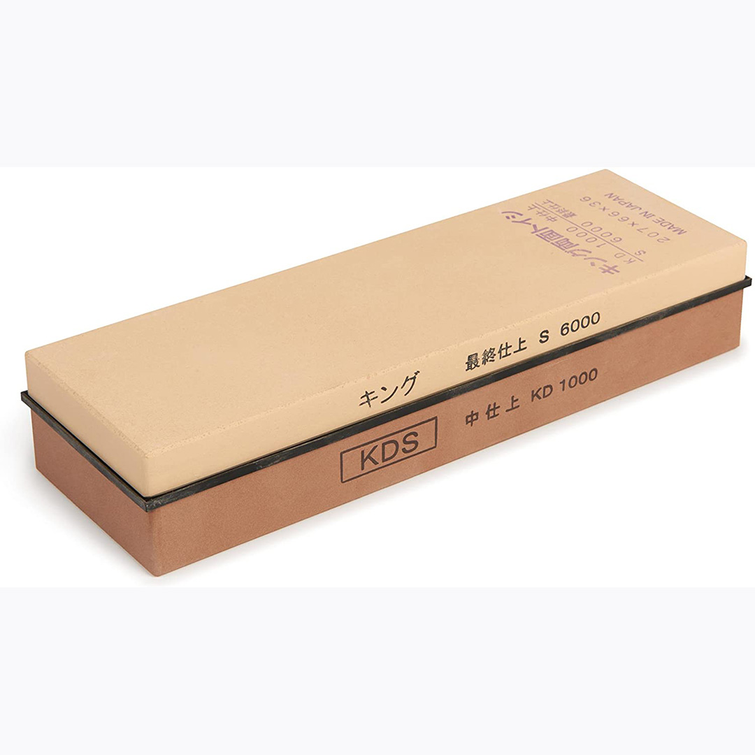 Брусок абразивный, комбинированный, 1000/6000, 207*66*36мм, King