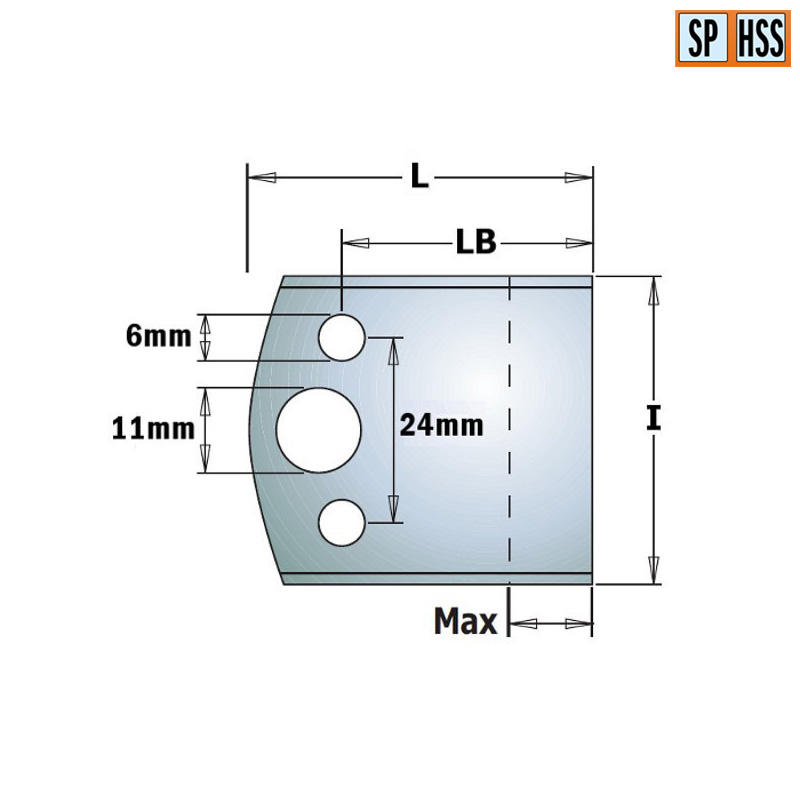 Комплект из 2-х бланкет 40x4 HSS CMT 690.193H