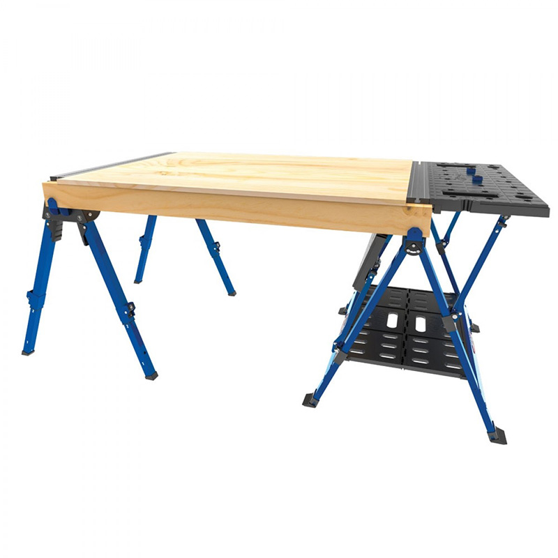 Комплект Мобильный верстак KWS1000 и Опора складная Kreg Track Horse с верстачным зажимом Bench Klamp