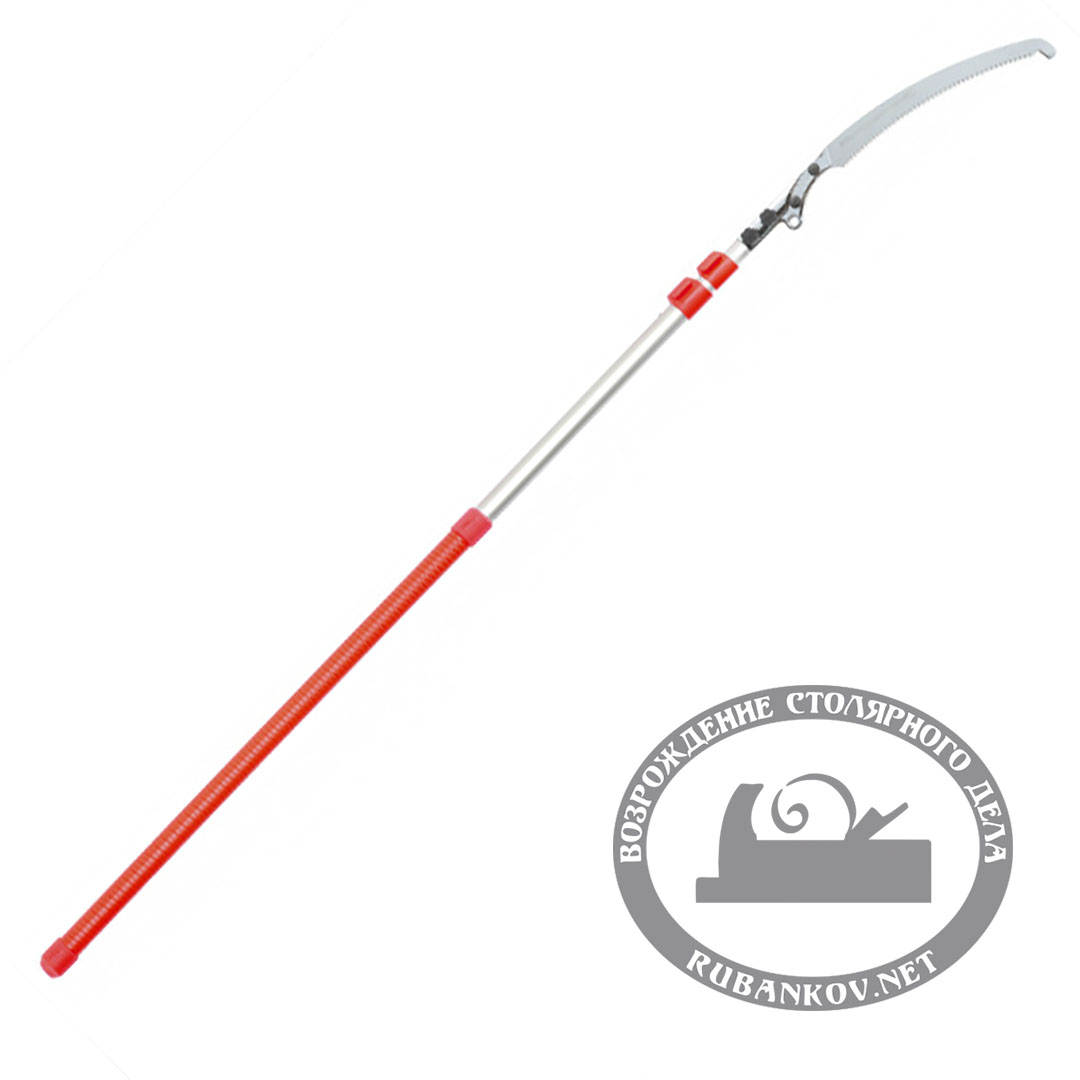 Пила Silky Forester  4500, 2 секц, рег. 2200 - 4500мм, полотно 380мм, 7.5зуб/30мм