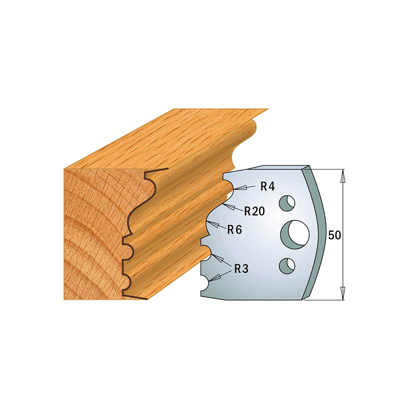 Комплект из 2-х ножей 50x4 SP CMT 690.513