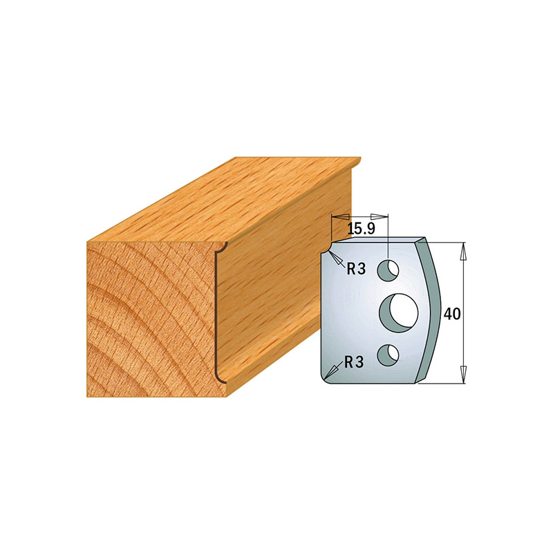 Комплект из 2-х ножей 40x4 SP CMT 690.170