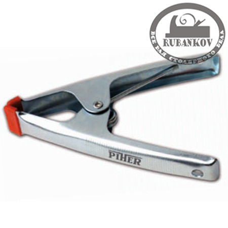 Зажим пружинный Piher, металлический, 5*5см