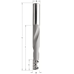 Фреза спиральная спец. для замков, смен.ножи HM Z2R S=16 D=16x23/95 RH CMT 662.160.11