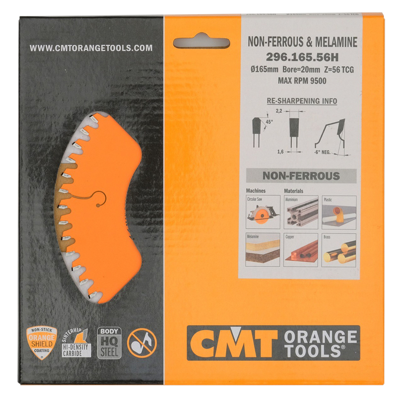 Диск пильный 165X20X2,2/1,6 -6° TCG Z=56 артикул 296.165.56H