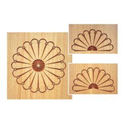 Комплект 1 шаблонов для фрезерования (испанский большой) CMT RCS-801