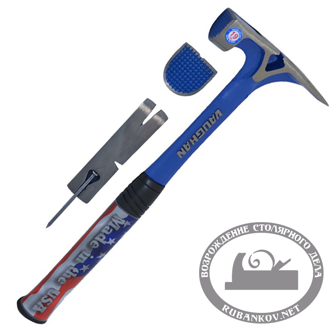 Молоток Vaughan плотницкий V5, 540гр (19oz), 395мм, резиновая рукоять