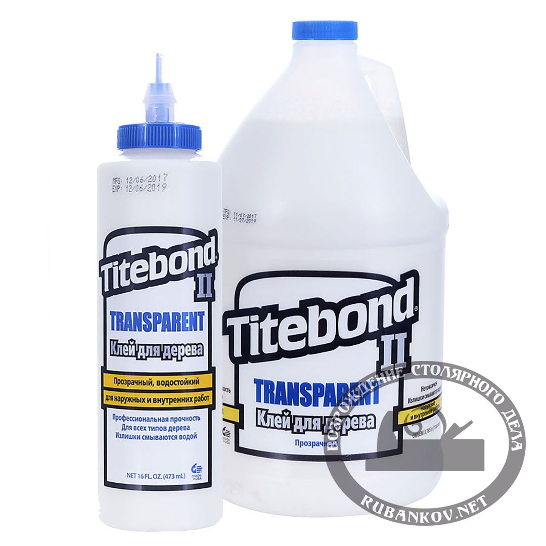 Клей Titebond II столярный влагостойкий прозрачный, 473мл