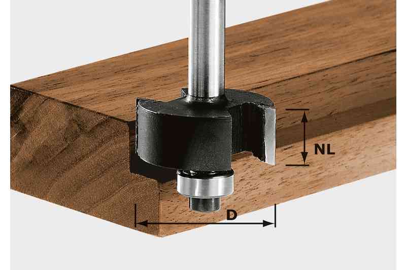 Фреза фальцевая HW S8 D31,7/NL 12,7