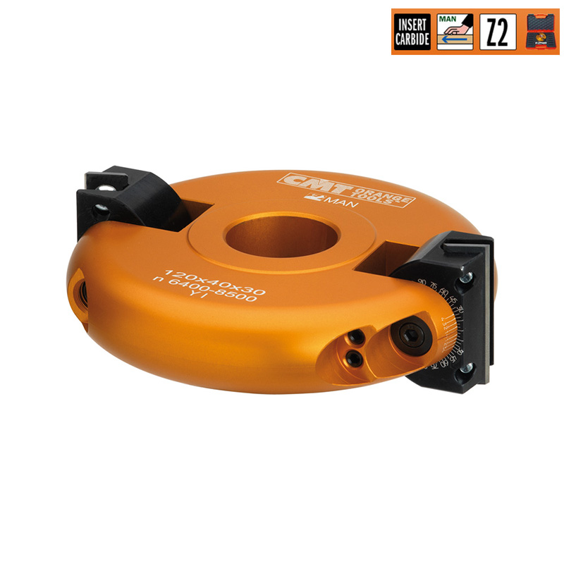 Фреза фасочная регулируемая F=30 D=120x40 насадная (алюм.) смен.ножи HM (кейс) CMT 694.018.30