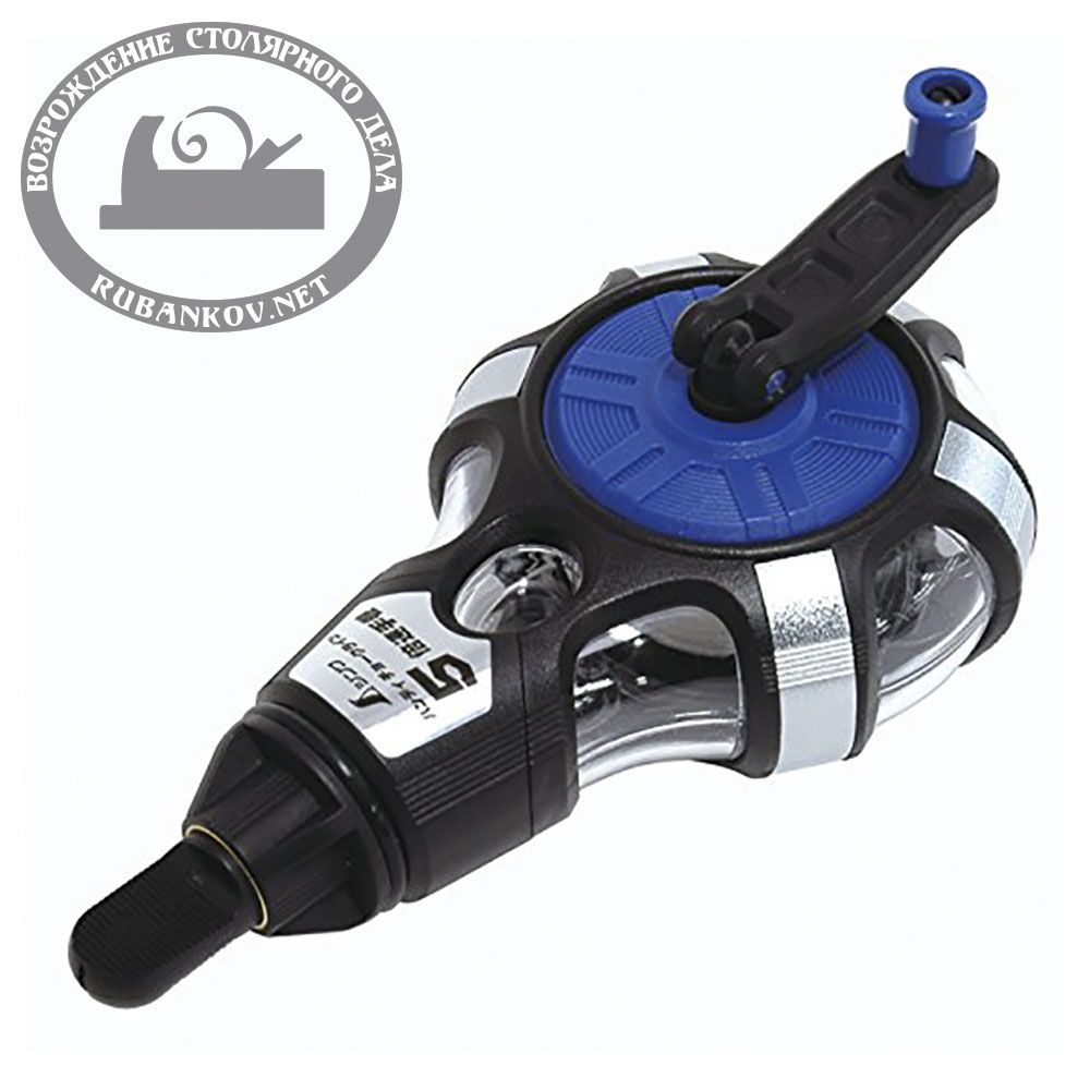 Отбивка порошковая Shinwa, 20м, синий корпус