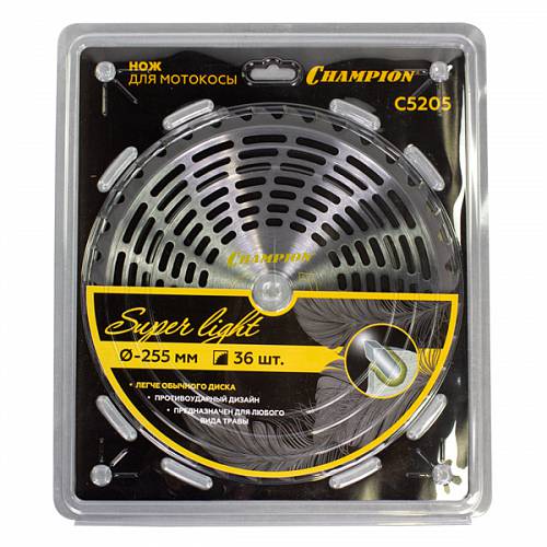 Нож с зубцами из твердого сплава Super Light 36/255/25,4 (SRM-330ES/SRM-350ES,4605) Champion C5205 - Championtool