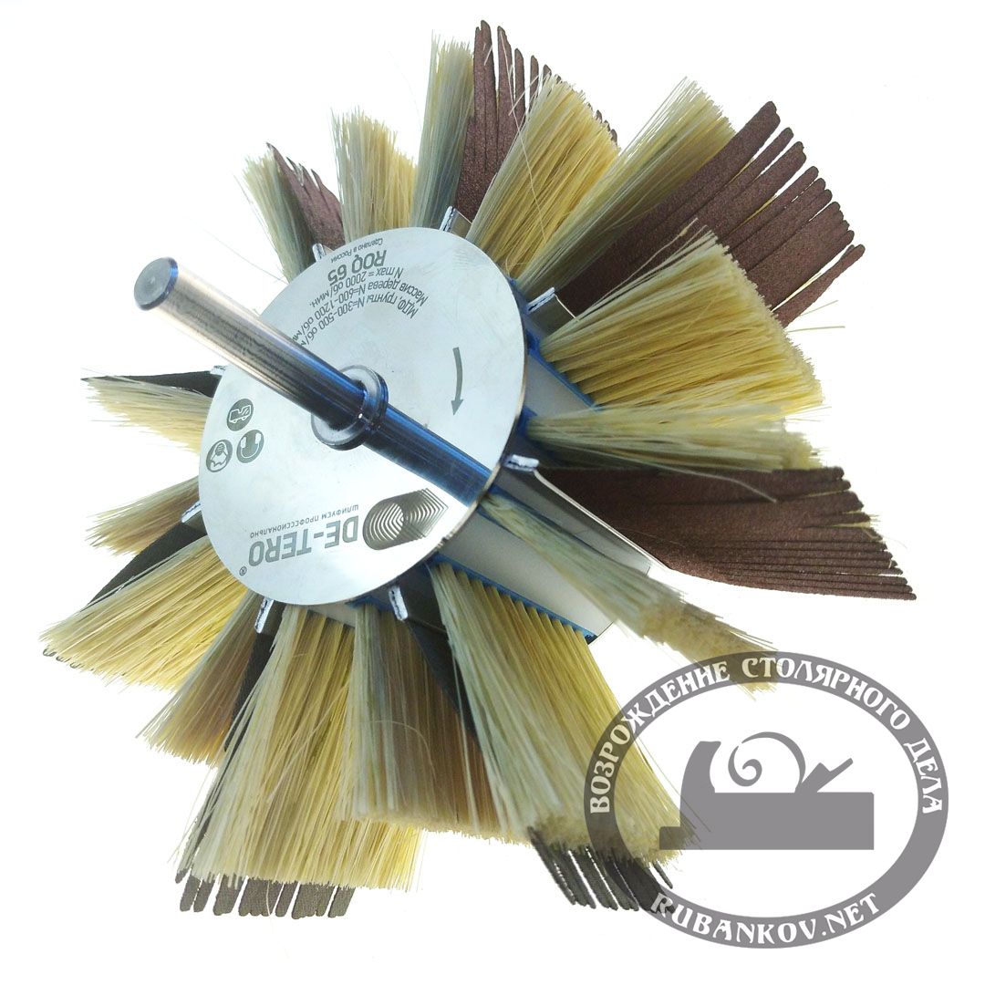 Абразив шлиф 50*45мм для насадки D65мм*50мм, P100, с перф.5мм