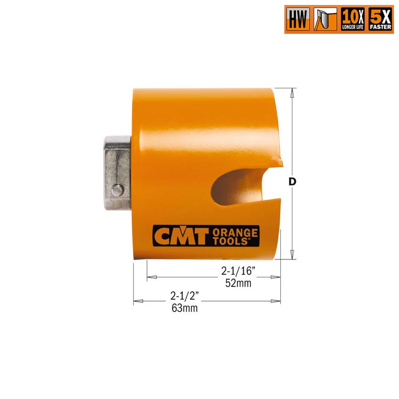 Коронка HW d=44 CMT 550-044