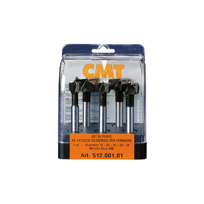 Комплект 5 сверел чашечных HW