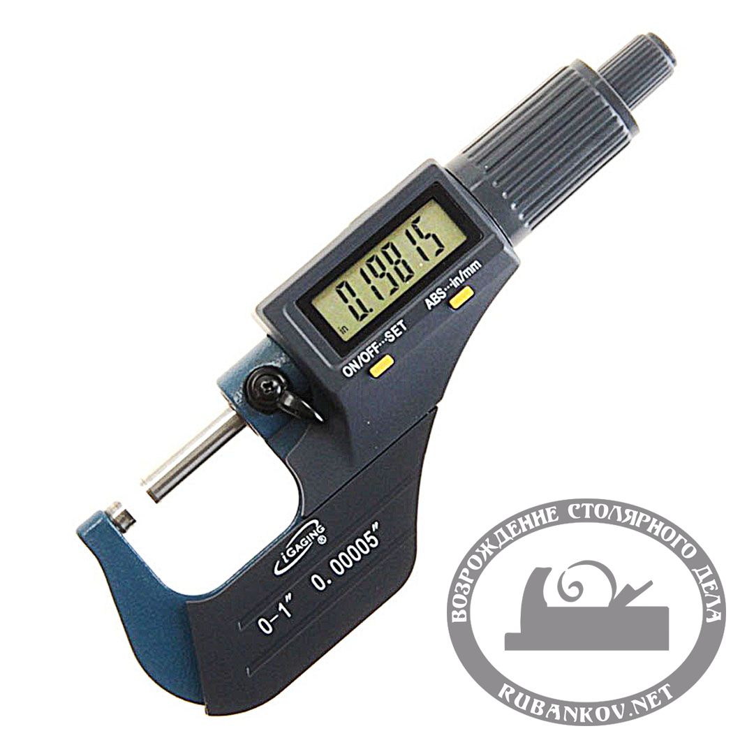 Набор микрометров цифровых iGaging, 3 шт 0-25, 25-50, 50-75мм