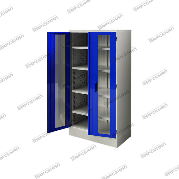 Шкаф инструментальный с дверцами со стеклом TRIUMF-Heavy ШИ.10004С