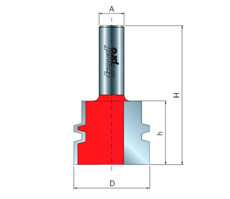 Фрезы для изготовления закрытого шипа