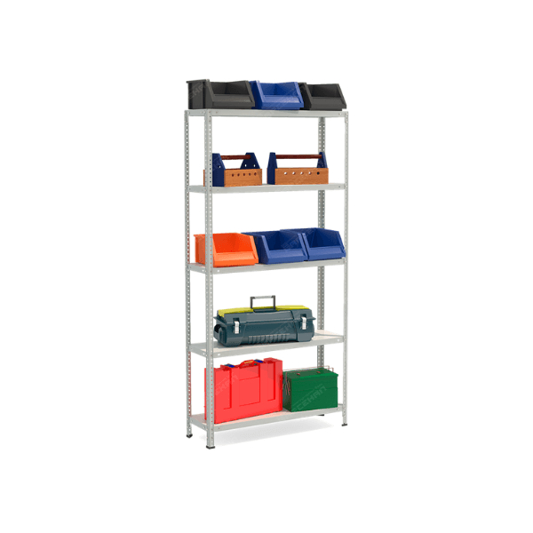 Стеллаж СТ.С с 5 полками ВхШхГ 2000х1000х300мм.