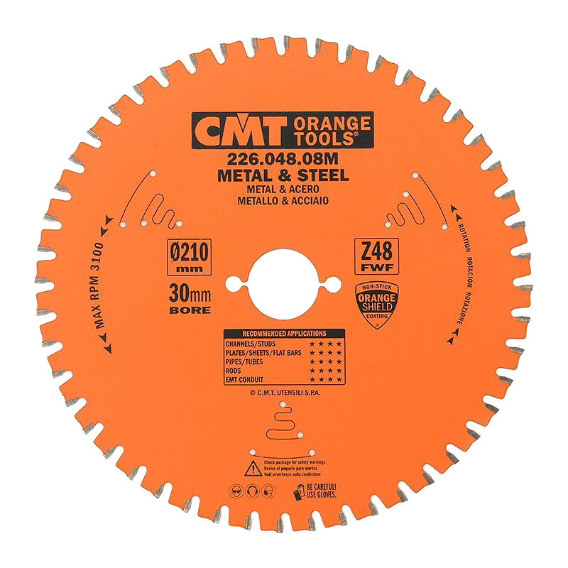 Диск пильный 210x30x2,2/1,8 0° FWF Z=48 3100 об/мин CMT 226.048.08M Диск пильный 210x30x2,2/1,8 0° FWF Z=48 3100 об/мин CMT 226.048.08M