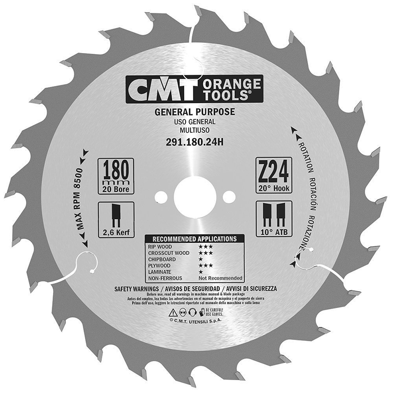 Пильный диск CMT 291.180.24H