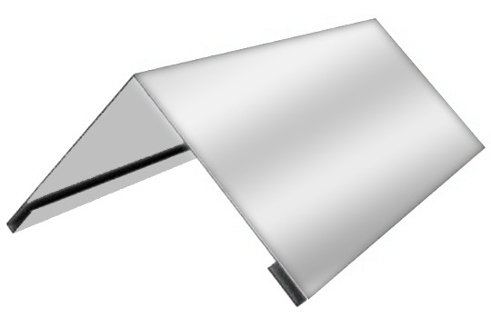 Конек простой окрашенный 150х150 мм