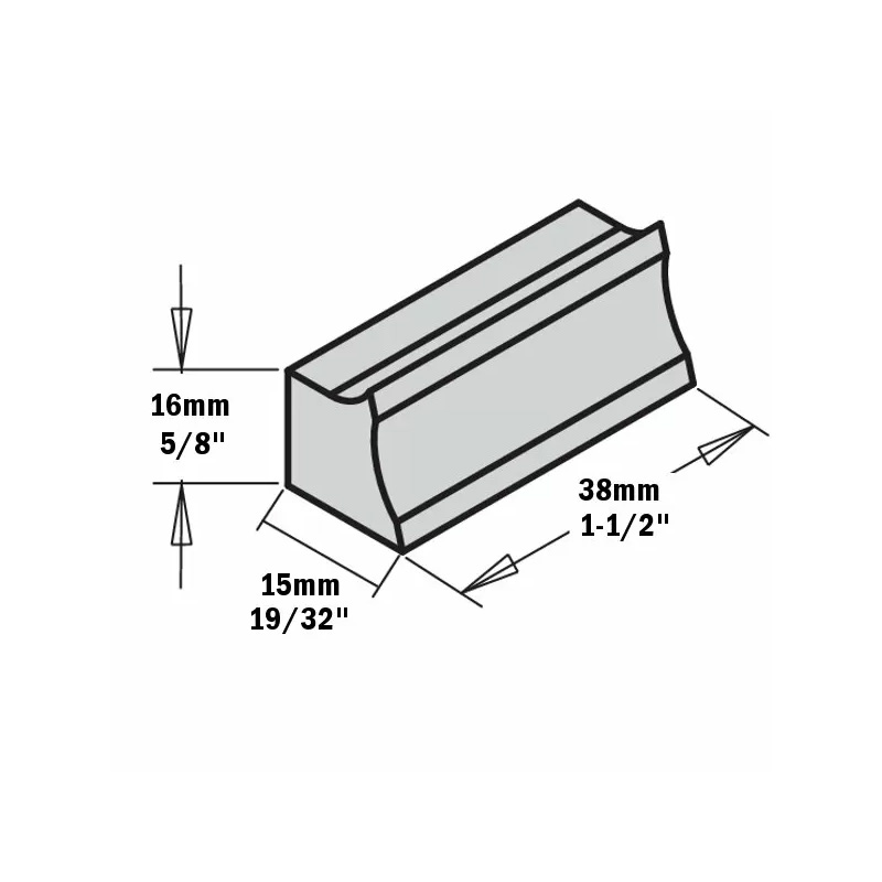 Клин для крепления ножа в фрезерной головке