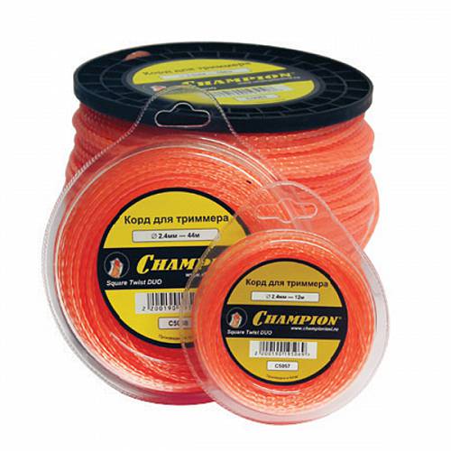 Champion Инструмент и оборудование Мононить, сечение витой квадрат