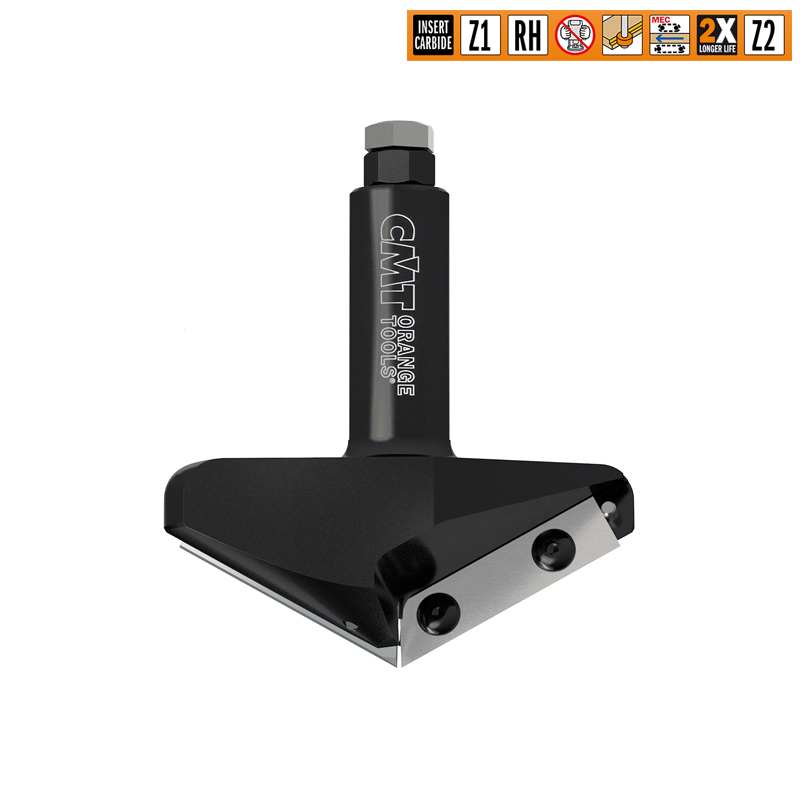 CMT Деревообрабатывающий инструмент и оснастка Фрезы угловые для V-образных пазов со сменным ножом