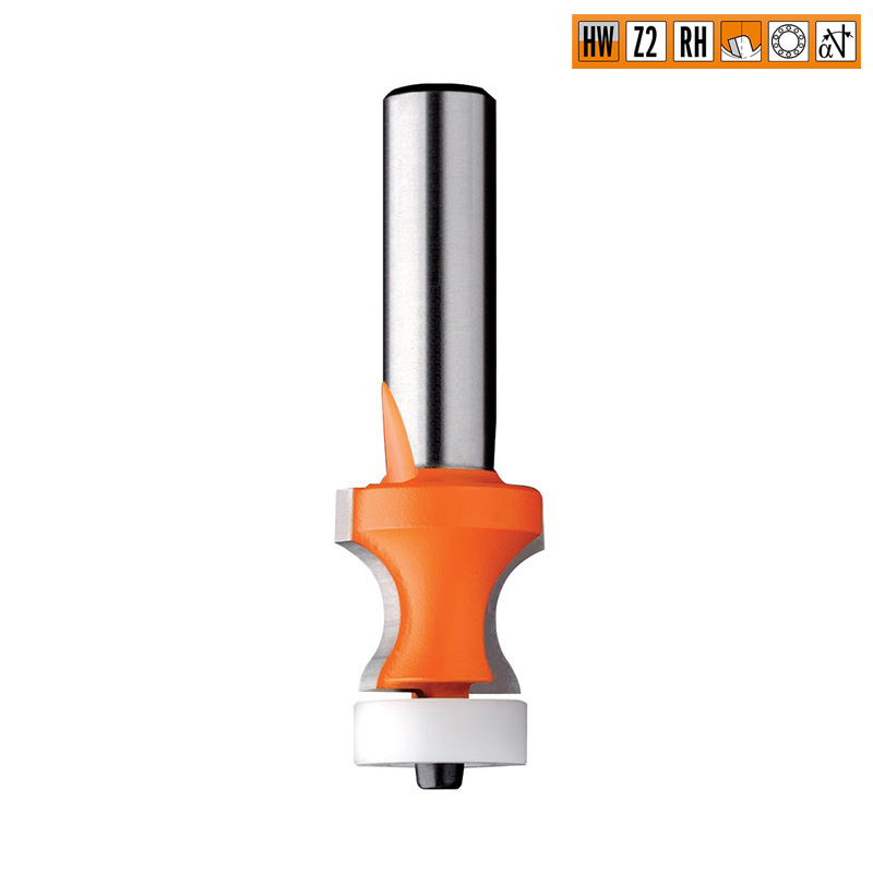 CMT Деревообрабатывающий инструмент и оснастка Фрезы с подшипником "антиперелив" для искусственного камня