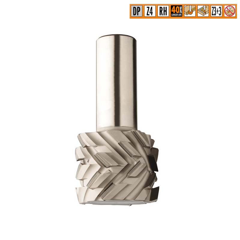 CMT Деревообрабатывающий инструмент и оснастка Фрезы алмазные DP с аксиальным углом режущей грани 40°