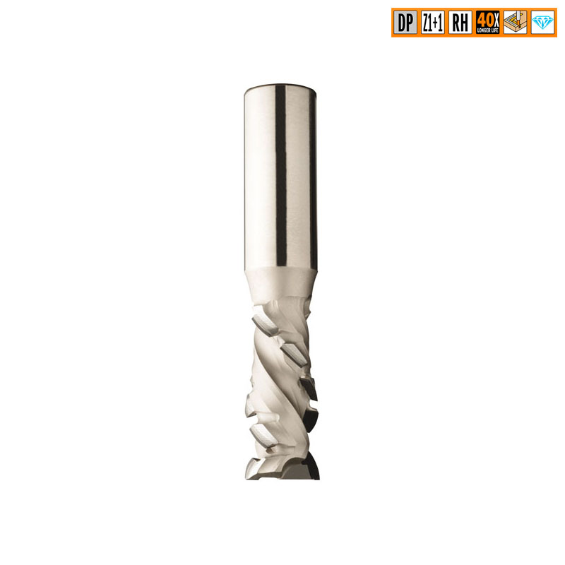 CMT Деревообрабатывающий инструмент и оснастка Фрезы алмазные с аксиальным углом грани 45° Z1+1