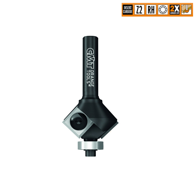 CMT Деревообрабатывающий инструмент и оснастка Фрезы обгонные фасочные 22°/30°/45°