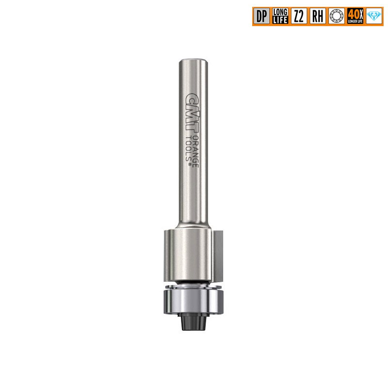 CMT Деревообрабатывающий инструмент и оснастка Фрезы алмазные обгонные по ламинату ØD=12,7 мм Z2