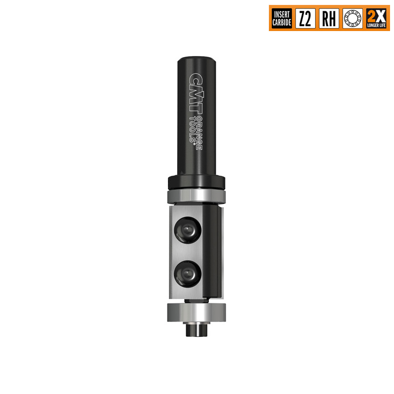 CMT Деревообрабатывающий инструмент и оснастка Фрезы обгонные со сменными ножами (два подшипника)