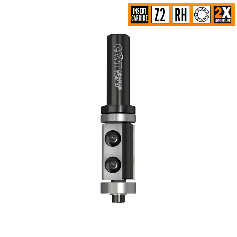 CMT Деревообрабатывающий инструмент и оснастка Фрезы обгонные с верхним и нижним подшипником