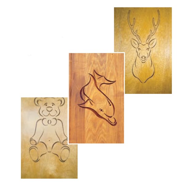 CMT Деревообрабатывающий инструмент и оснастка RCS комплекты шаблонов "животные"