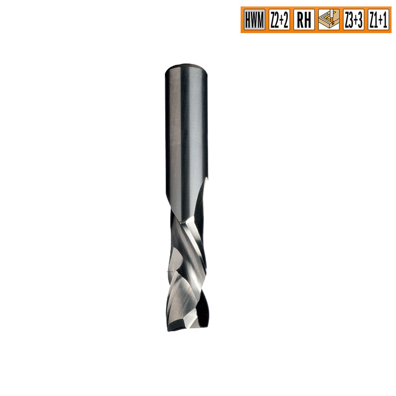 CMT Деревообрабатывающий инструмент и оснастка Серия 190 Z2+2 и Z3+3 спиральные фрезы двунаправленный рез пазовые