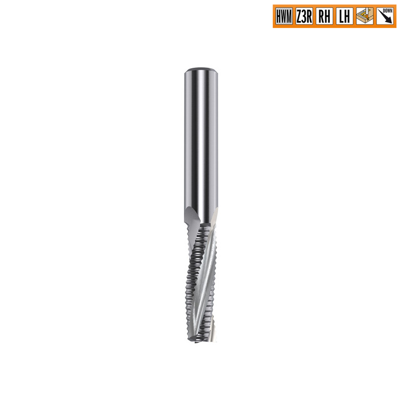 CMT Деревообрабатывающий инструмент и оснастка Серия 195 Z3R спиральные фрезы со стружколомом верхний рез