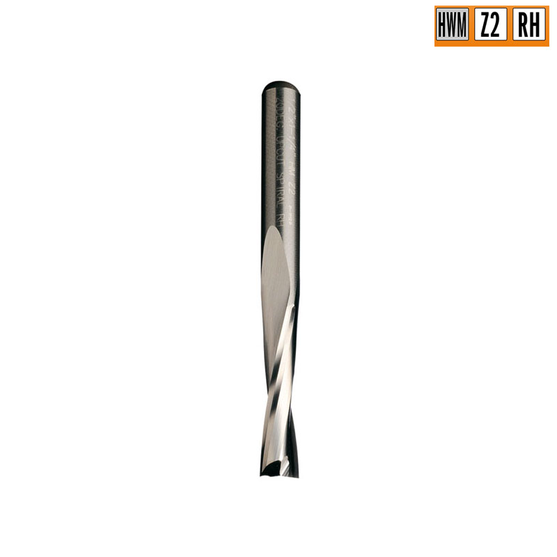 CMT Деревообрабатывающий инструмент и оснастка Серия 191 Z2 спиральная фреза верхний рез для паза уплотнителя