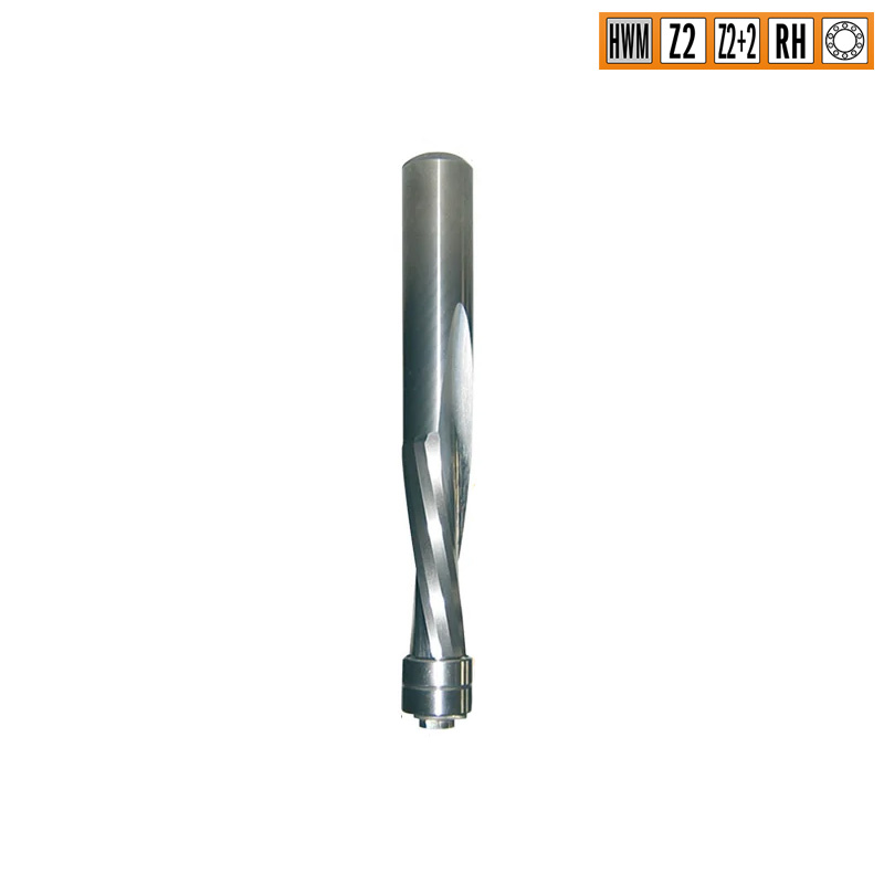 CMT Деревообрабатывающий инструмент и оснастка Серии 190, 191 и 192 Z2+2 и Z2 спиральные фрезы обгонные с подшипниками