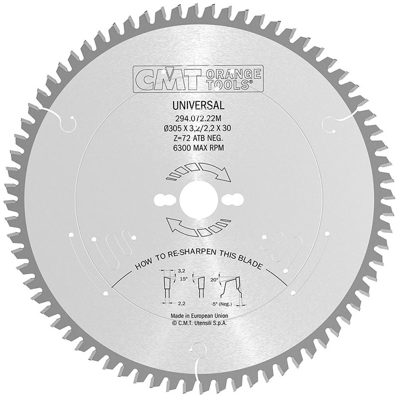 CMT Деревообрабатывающий инструмент и оснастка Универсальные (285 и 294)
