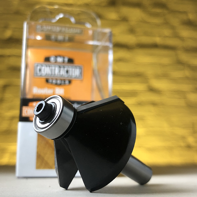 Фреза концевая фасочная с нижним подшипником Chamfer Bit CMT Contractor Tools® K936