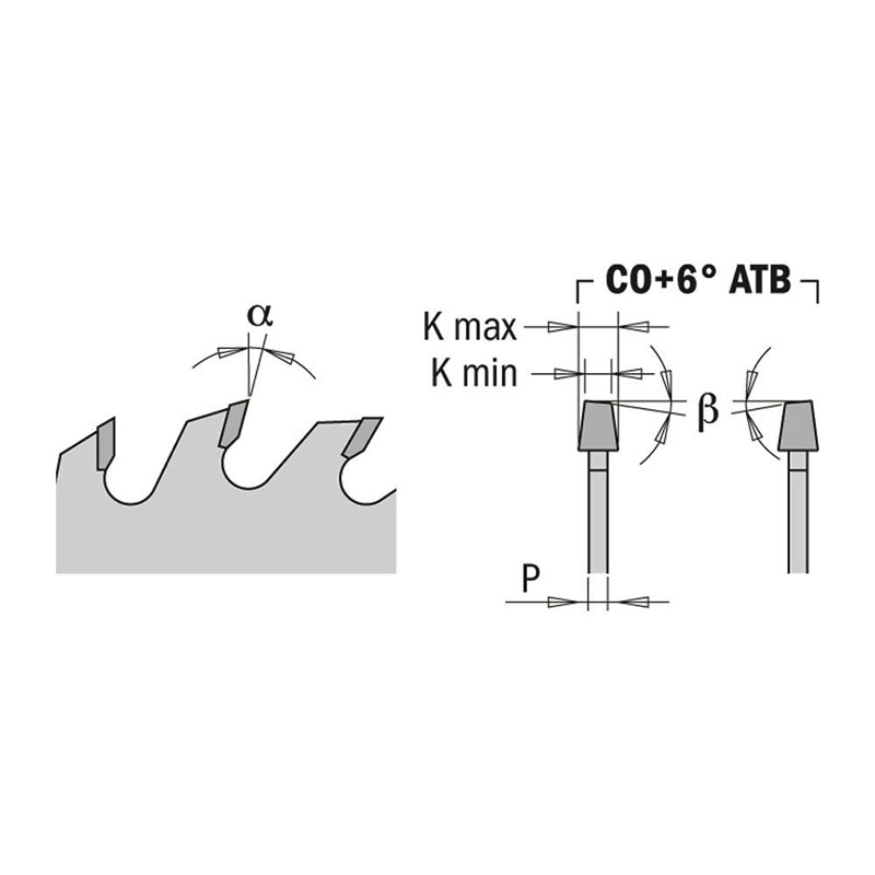 Диск пильный 120x20x3,1-4,0/2,2 0° CO+6°ATB Z=24 CMT 288.720.24H