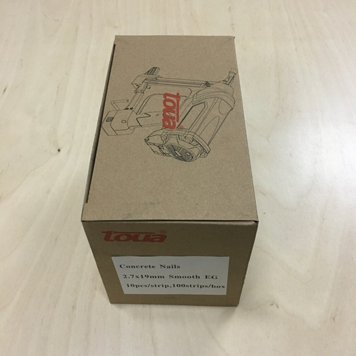 Гвоздь 19 мм по бетону Toua