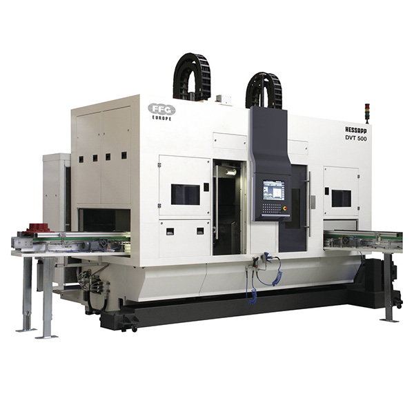 Вертикальный двухшпиндельный токарный центр <b>Hessapp DVT 500</b> с технологией Pick-Up