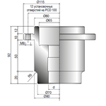 Инструмент Freud Переходники для дробителей