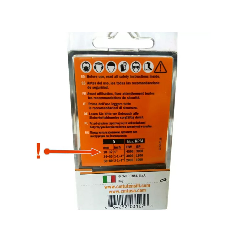 Свёрла чашечные HW для фрезера L60 серия 392