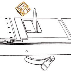Обнулите показания на столешнице прислоните уклономер DAG-001 к пиле